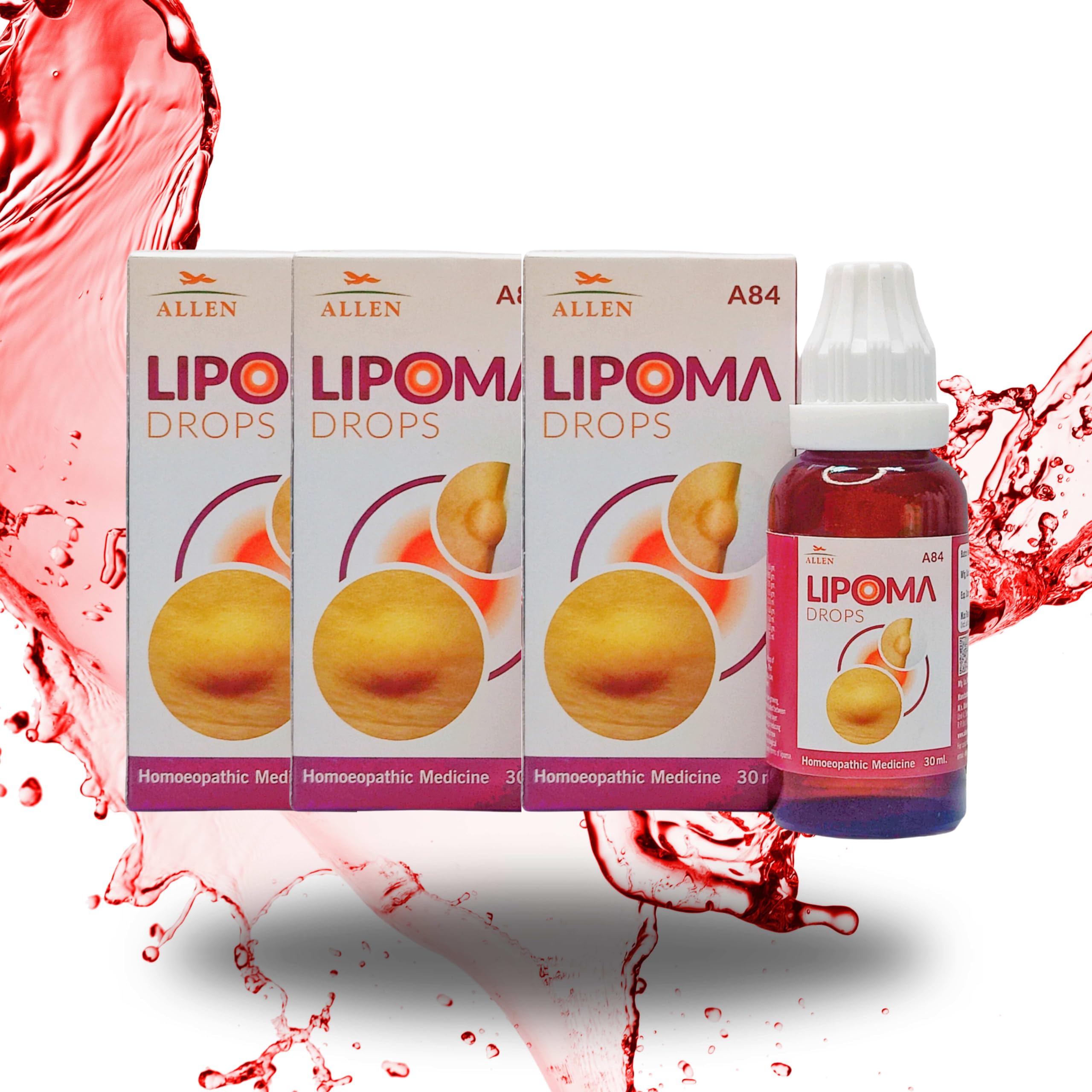 Allen lipoma drops a84 || Set of 3 (30mlx3)