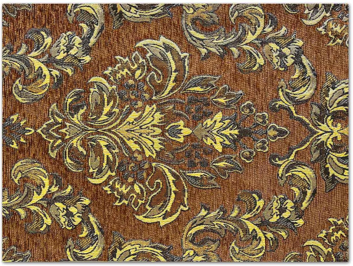 Placemats Set of 4 Thick Place Mats Decoration for Dining Tables Friction Resistant Chenille Dark Brown