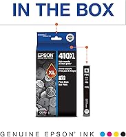 Vista 5 de Epson Expression Premium XP-7100 Wireless Color Photo Printer With EPSON T410 Claria Premium High Capacity Photo Black and Black Ink Cartridges