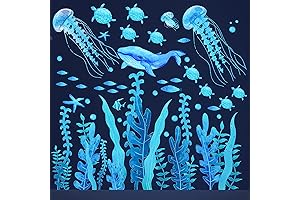 Adorable Jellyfish Wall Decals: Illuminate Your Underwater Paradise