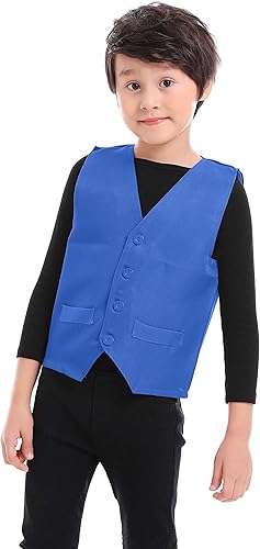 Miniatura 7 de TOPTIE Chaleco para niños, chaleco de actividades voluntarias, chalecos para disfraz de fiesta
