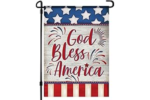 Double-Sided 4th of July Garden Flag