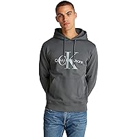 Calvin Klein Jeans Felpa Uomo Seasonal Monologo Regular con Cappuccio