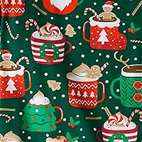 Vista 2 de The Children's Place Pijama de Navidad unisex para bebé, algodón