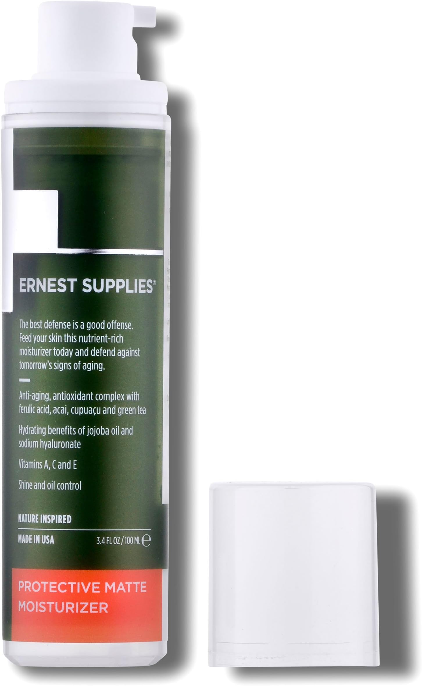 Ernest Supplies Protective Matte Moisturizer - Bathroom Size Bottle (100ml)