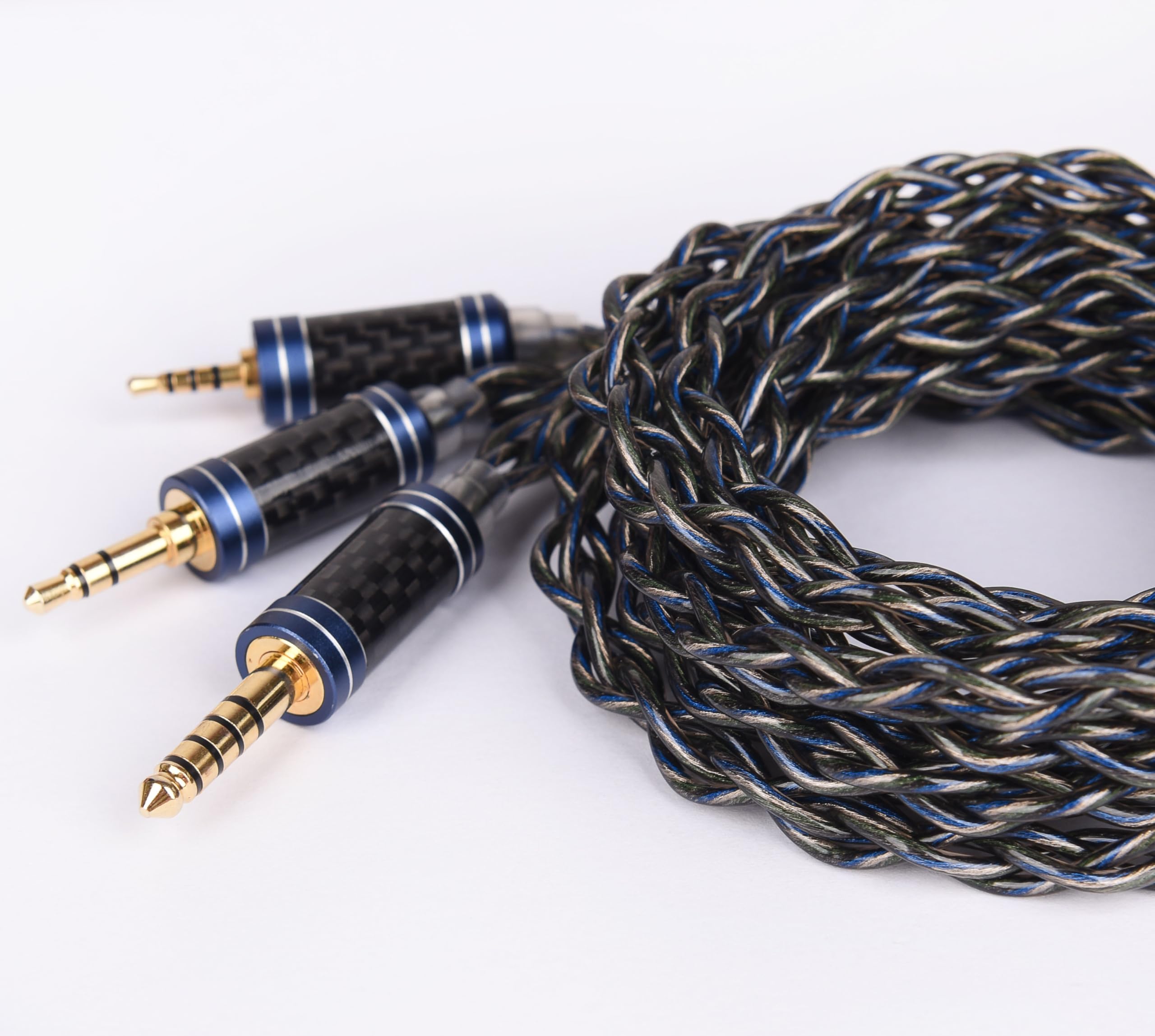 Amazon | 【JSHiFi-Nebula】2pin4.4mmリケーブル 単結晶銅銀メッキ＋
