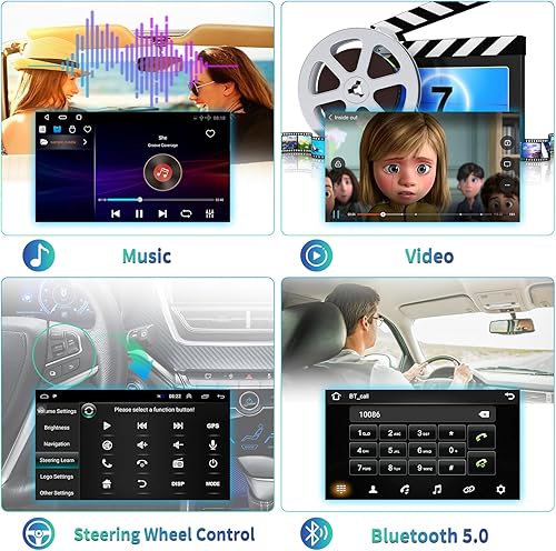 Miniatura 6 de 5GWIFI 4G+32G Android 13 Radio estéreo de coche para Hyundai Elantra 2011 2012 2013,9.2 '' pantalla táctil radio de coche con inalámbrico Carplay