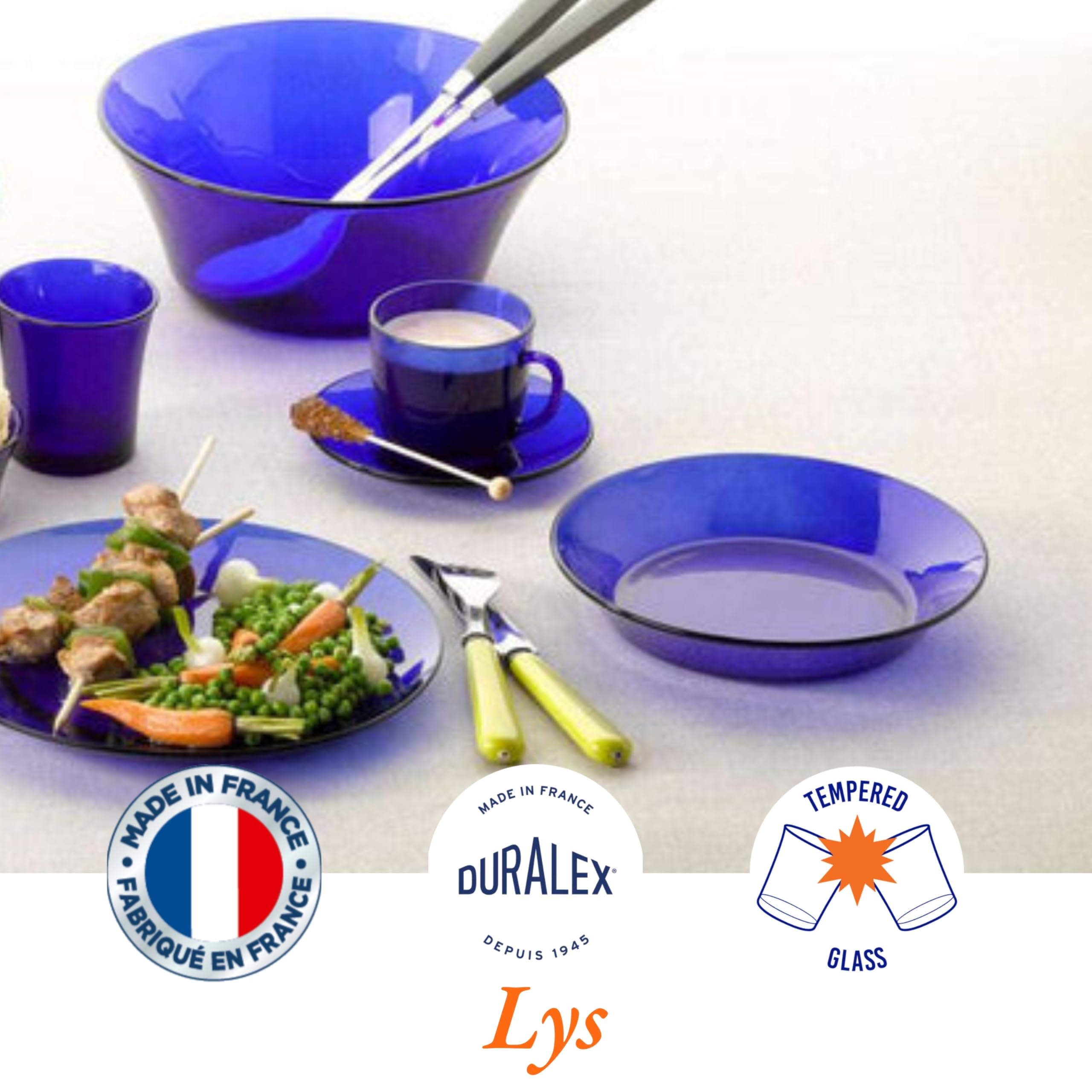 Duralex Plato Hondo 19.5cm LYS Saphir