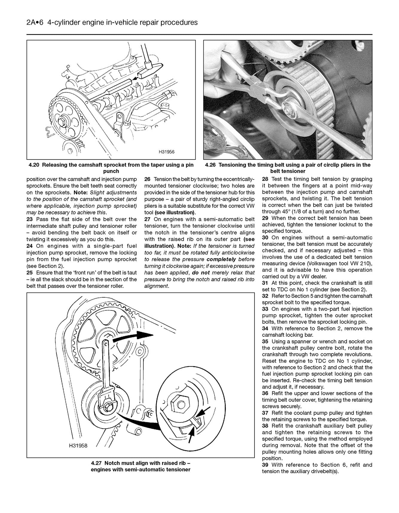 VW T4 Transporter Diesel (90 - June 03) Haynes Repair Manual