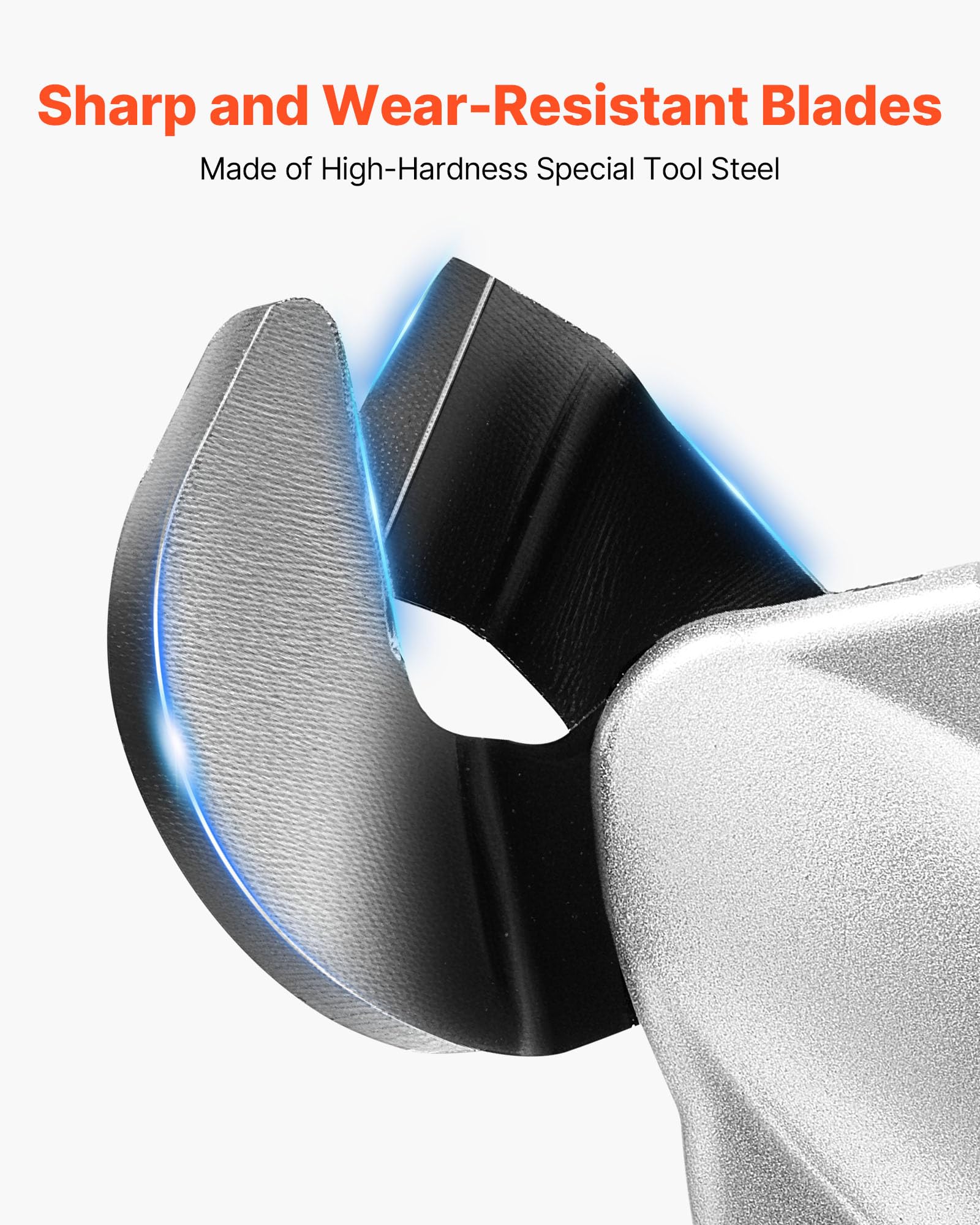 VEVOR Accessoire de Cisaille à Tôle Métaux pour Perceuse Électrique, avec Tête Pivotante 360°, Lame Tranchante, pour Acier Galvanisé 1,22 mm, Acier Inoxydable 1 mm, Plaque Aluminium, Plastique, Carton