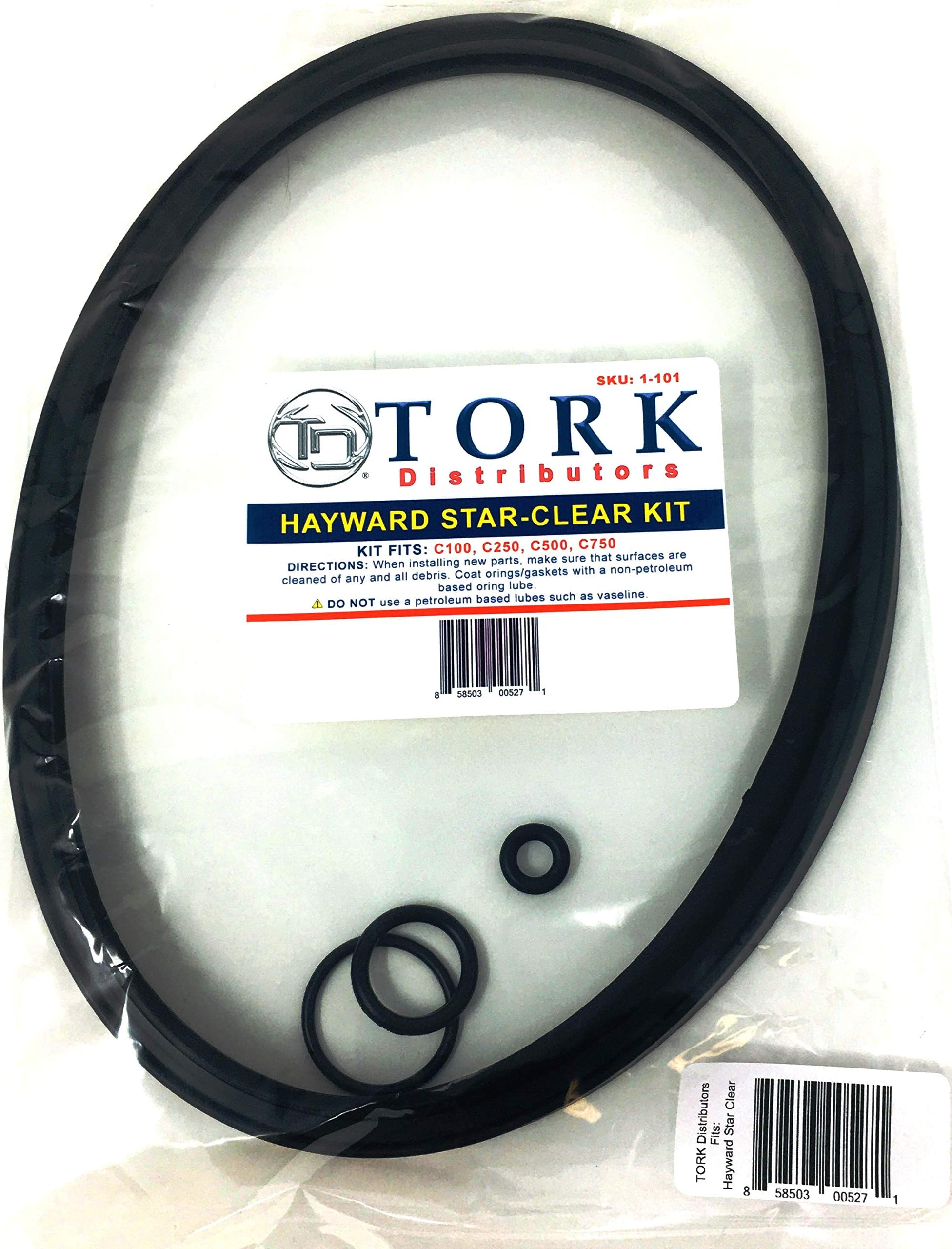 TORK Distributors Compatible with Star-Clear Cartridge Filter C100, C250, C500, C750 Series Pool Filter O-ring Replacement Kit