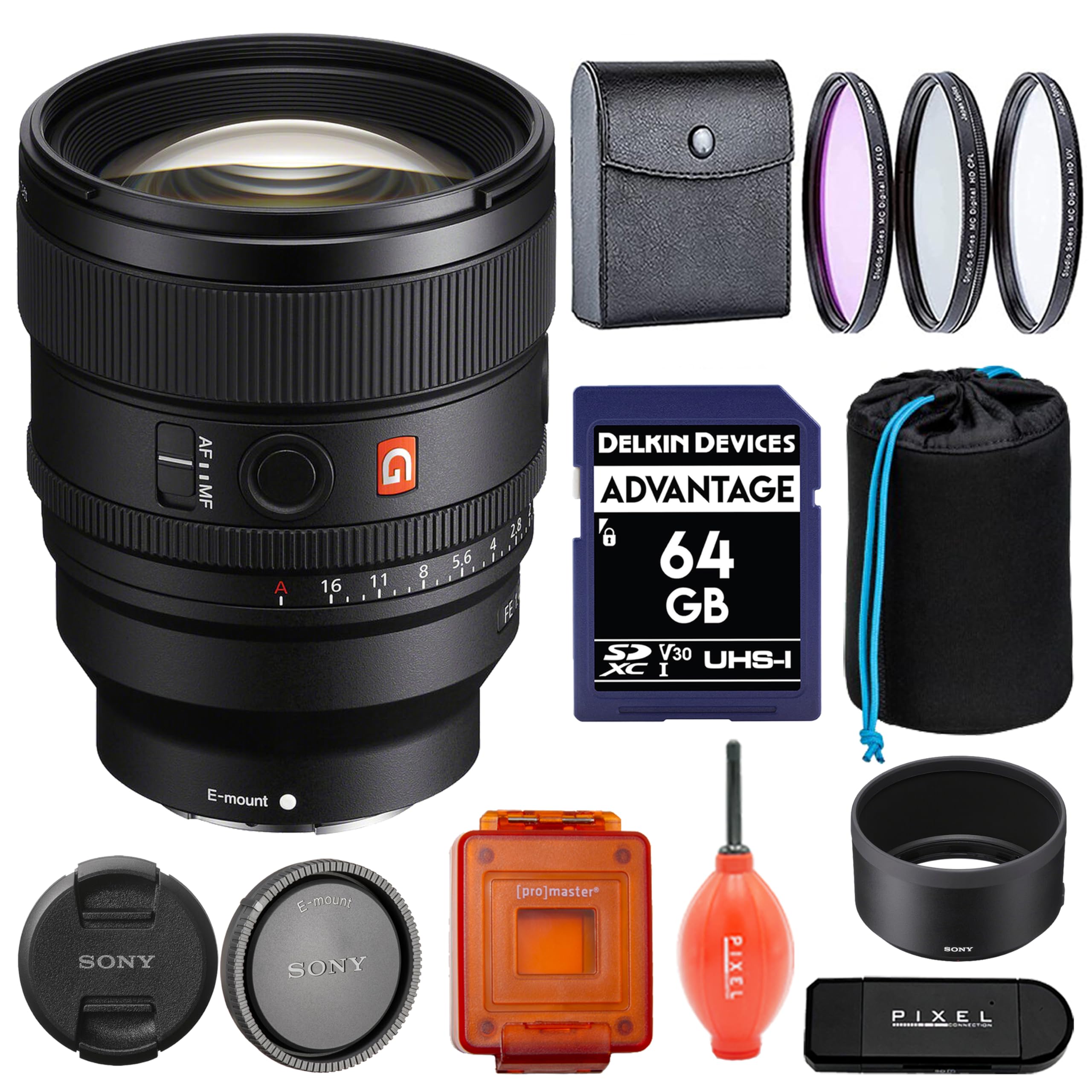 Amazon.com : Sony FE 85mm f/1.4 GM II Lens Bundle with 77mm
