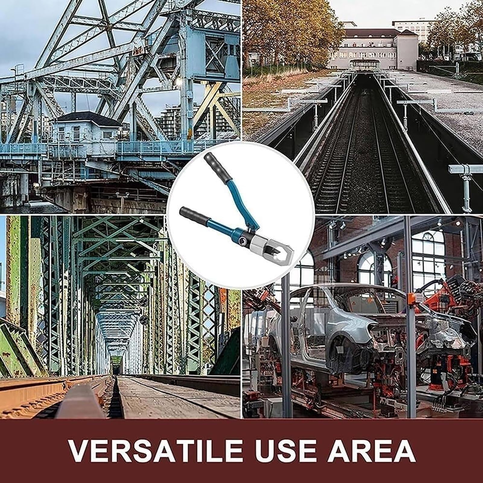 Hydrauliczny przecinak do nakrętek, wytrzymały przecinak do nakrętek i śrub, hydrauliczny przecinak do nakrętek, używany do usuwania uszkodzonych, zardzewiałych nakrętek(14T)