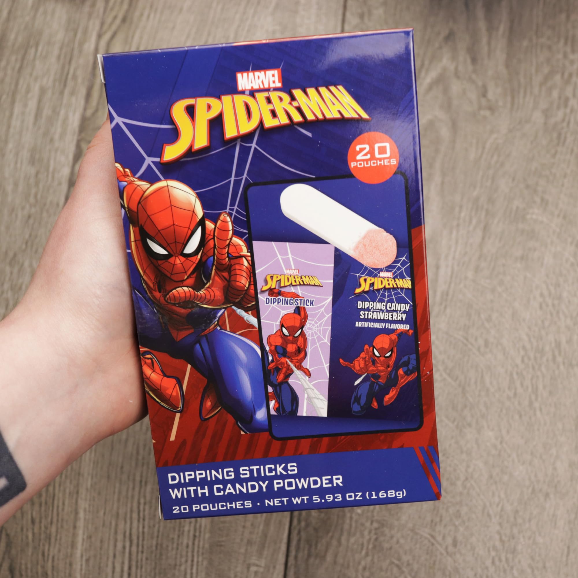 spider man cigarettes Amazon.com : Spiderman Candy Dipping Sticks Strawberry Flavored Powder,  Birthday Party Treats, 20 Pouches : Grocery & Gourmet Food