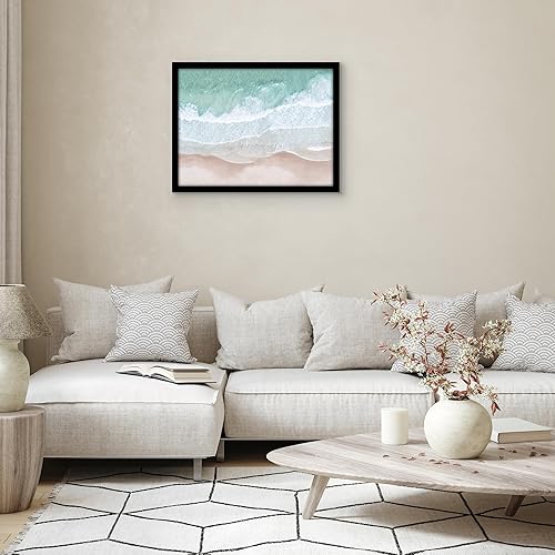 Miniatura 7 de Americanflat Marco para póster con marco de madera de ingeniería y cubierta de plexiglás pulido, formatos horizontal y vertical para pared, incluye