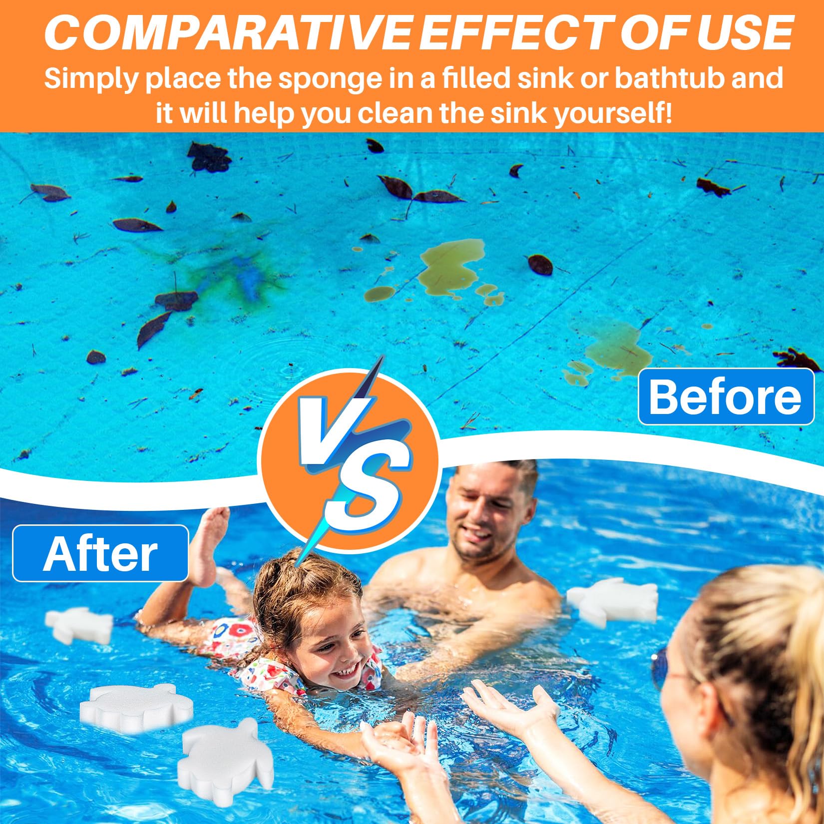 RAINFLOW Esponja absorbente de aceite para piscina