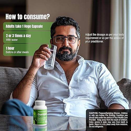 Vista 12 de Herbsforever Gurmar Cápsulas – Gymnema Sylvestre – Suplemento herbario – 90 cápsulas (paquete de 2)