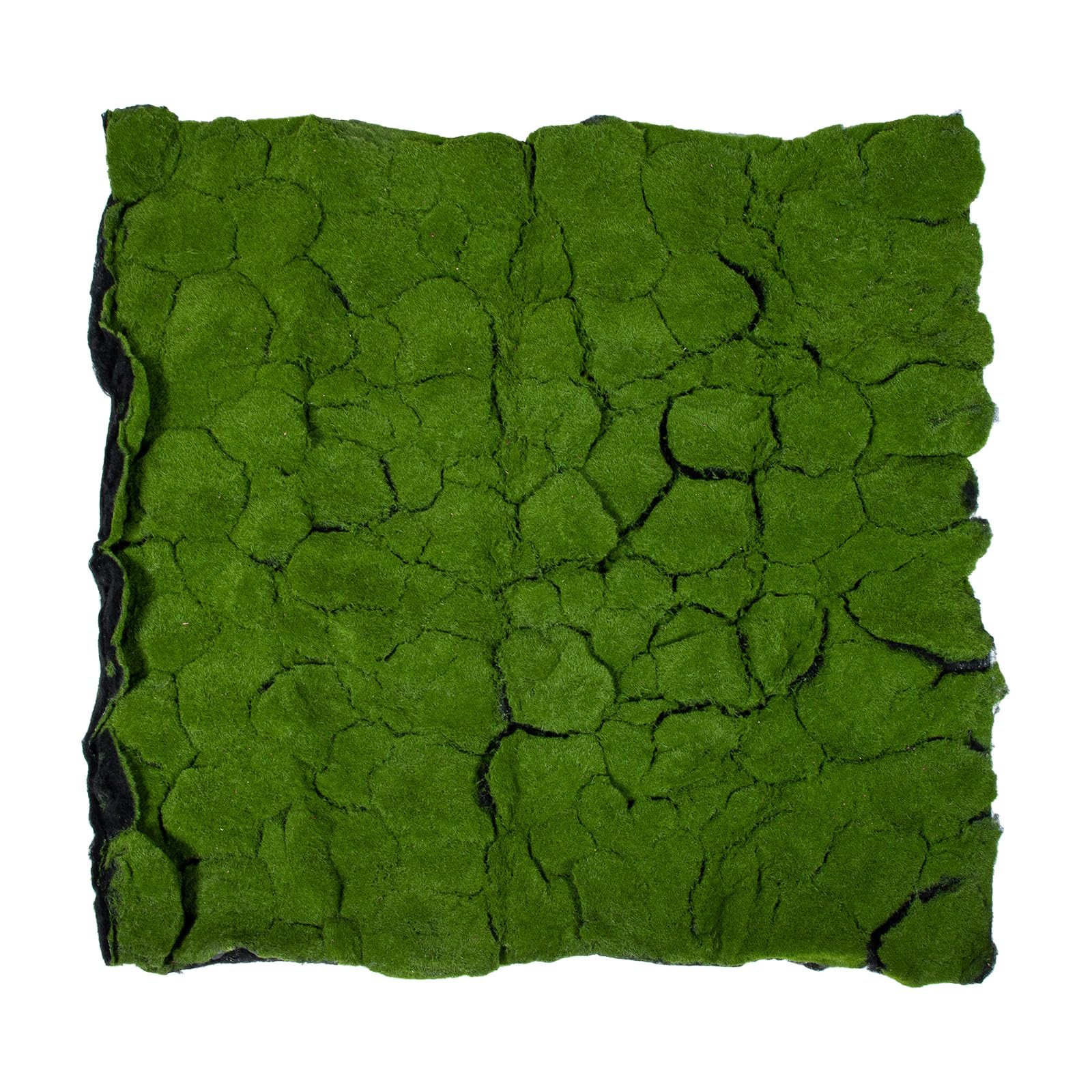GALPADA Alfombra de Musgo Artificial Verde Espeso Instalación Fácil para Decoración Interior en Oficina y Sala, Material Algodón Plantado y Algodón de Perla