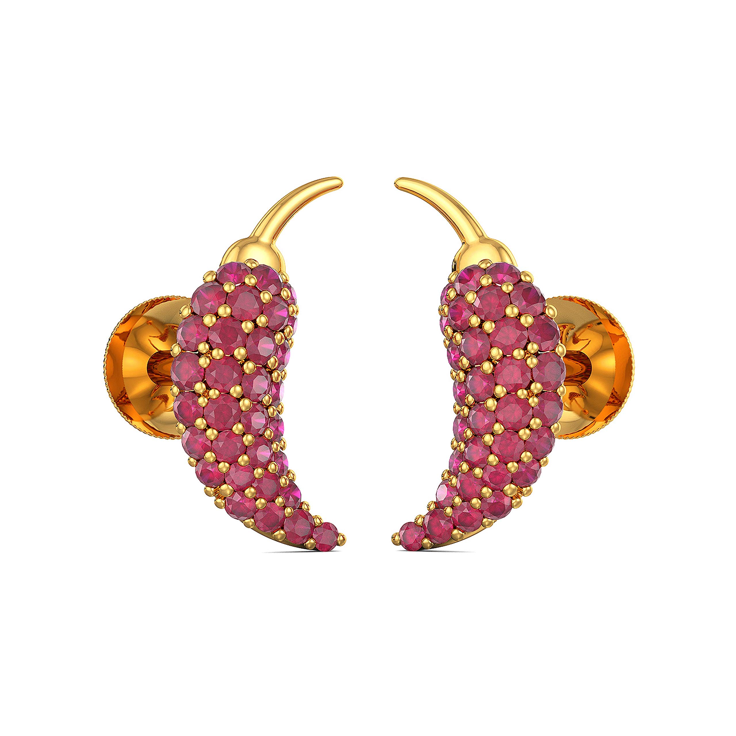 Joyalukkas 22k Metal Yellow Gold Earrings For Girls, Yellow (B07PG76762) Amazon Price History, Amazon Price Tracker