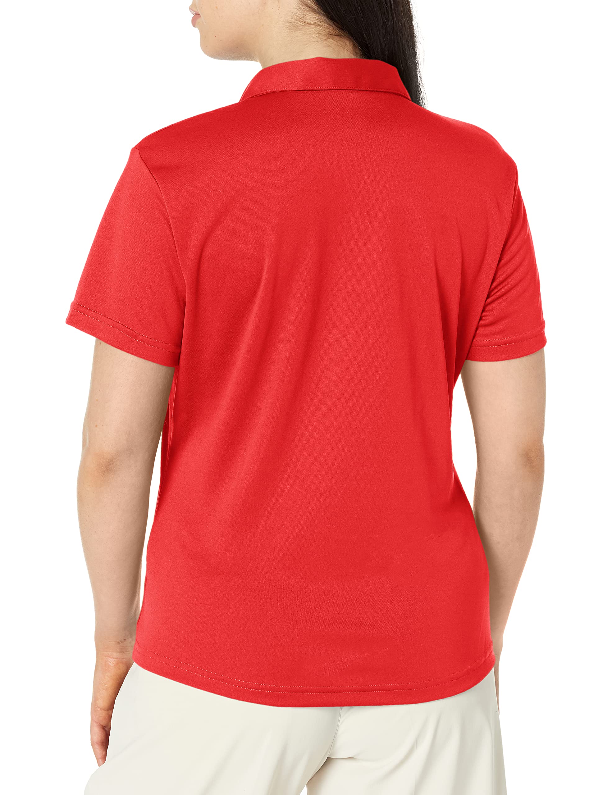adidas Golf Women's Performance Primegreen Polo Shirt, Collegiate Red, Extra Large