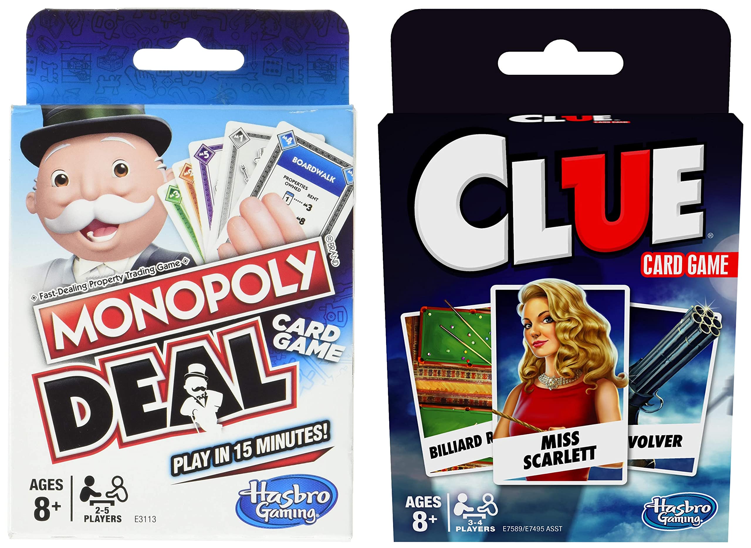 Monopoly Deal Card Game English (New), Toys for Families and Kids, Boys and Girls Ages 8 and Up, Card Games, Games & Puzzles, Games&Hasbro Gaming - Clue Classic Card Game