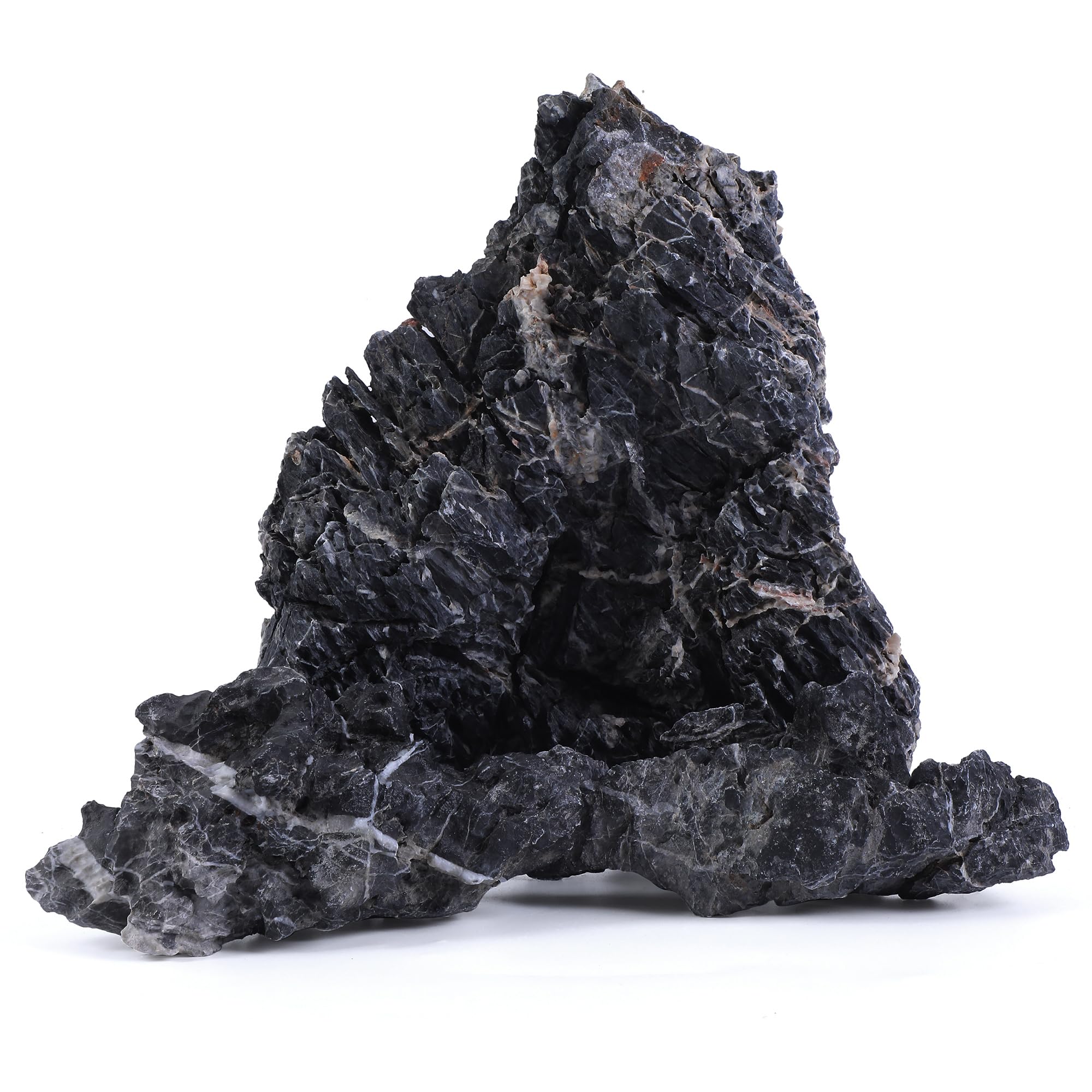 10-12 Inches Natural Seiryu Stone 3 PCS Extra Large Aquarium Rocks for Aquascaping, Aquarium Landscaping, Terrariums, Fish Tank Decoration, Vivariums, Paludarium, Amphibian Enclosures