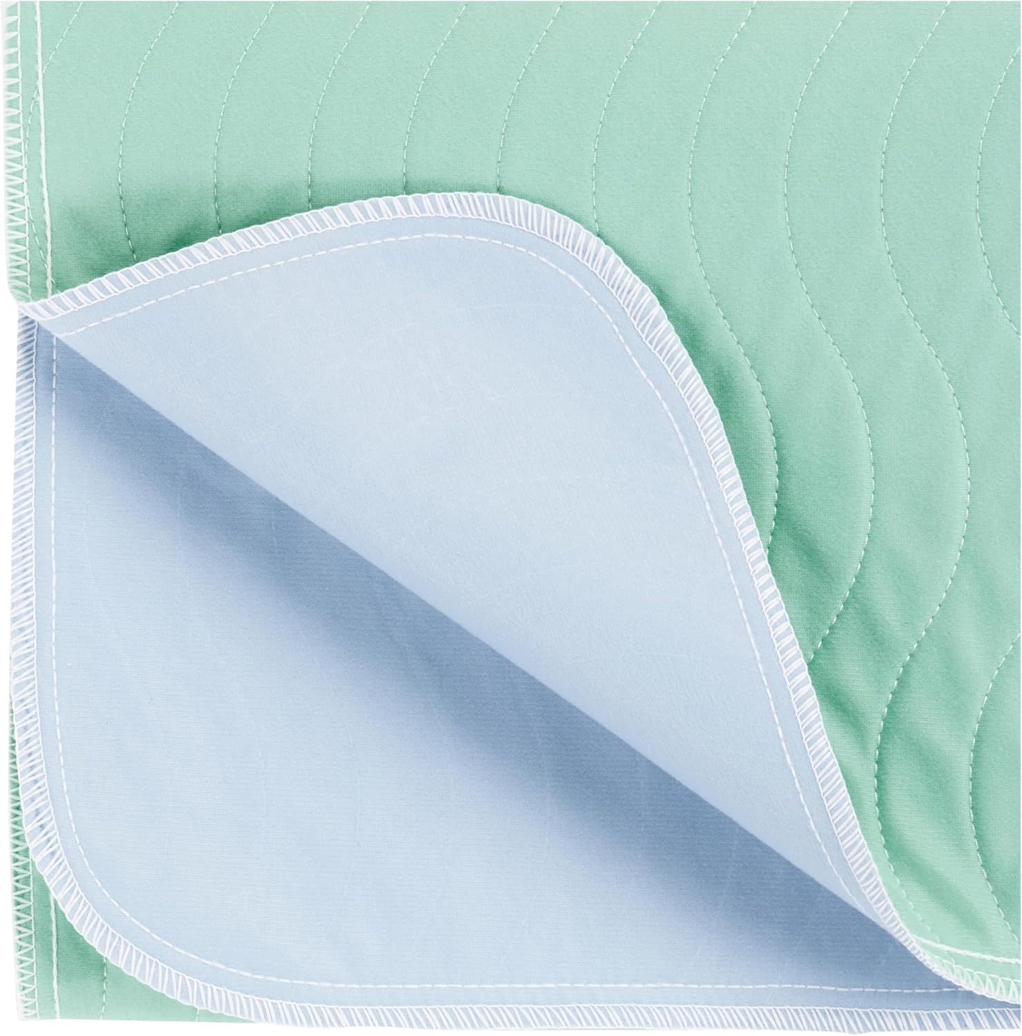Waterproof Bed Protector Pads - Washable and Reusable 34x36 Mattress Pad - Pack of 1 Absorbent Incontinence Pads for Pets, Kids, Adults and Elderly - Bedwetting Protection Pads for Mattresses, Floor