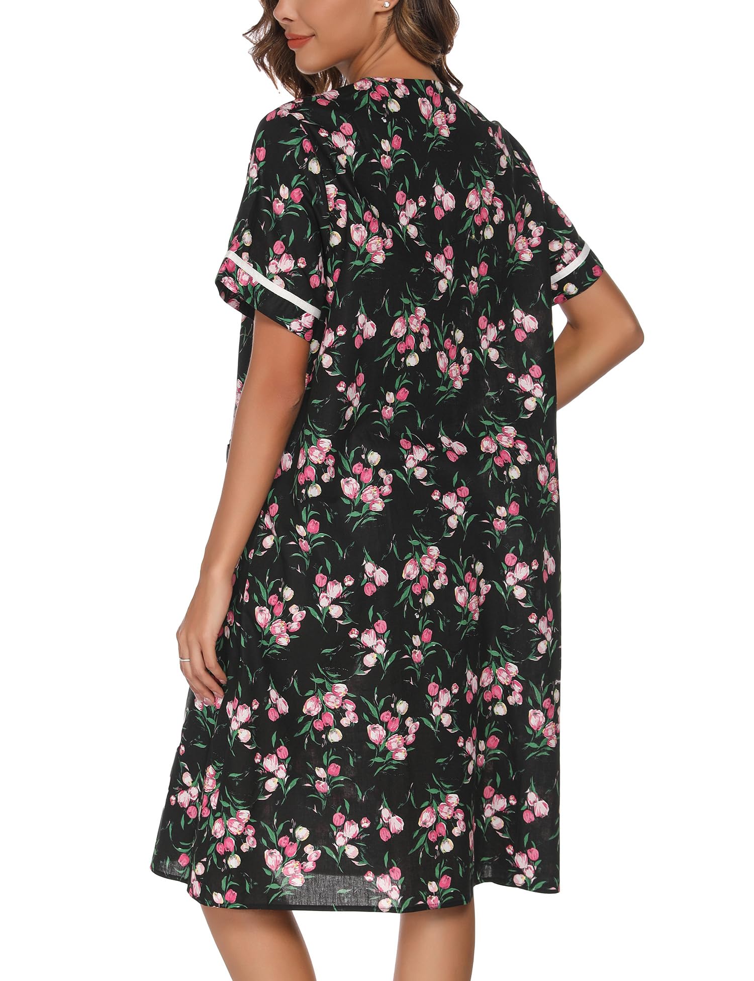 YOZLY Maglia Lunga da Notte Donna