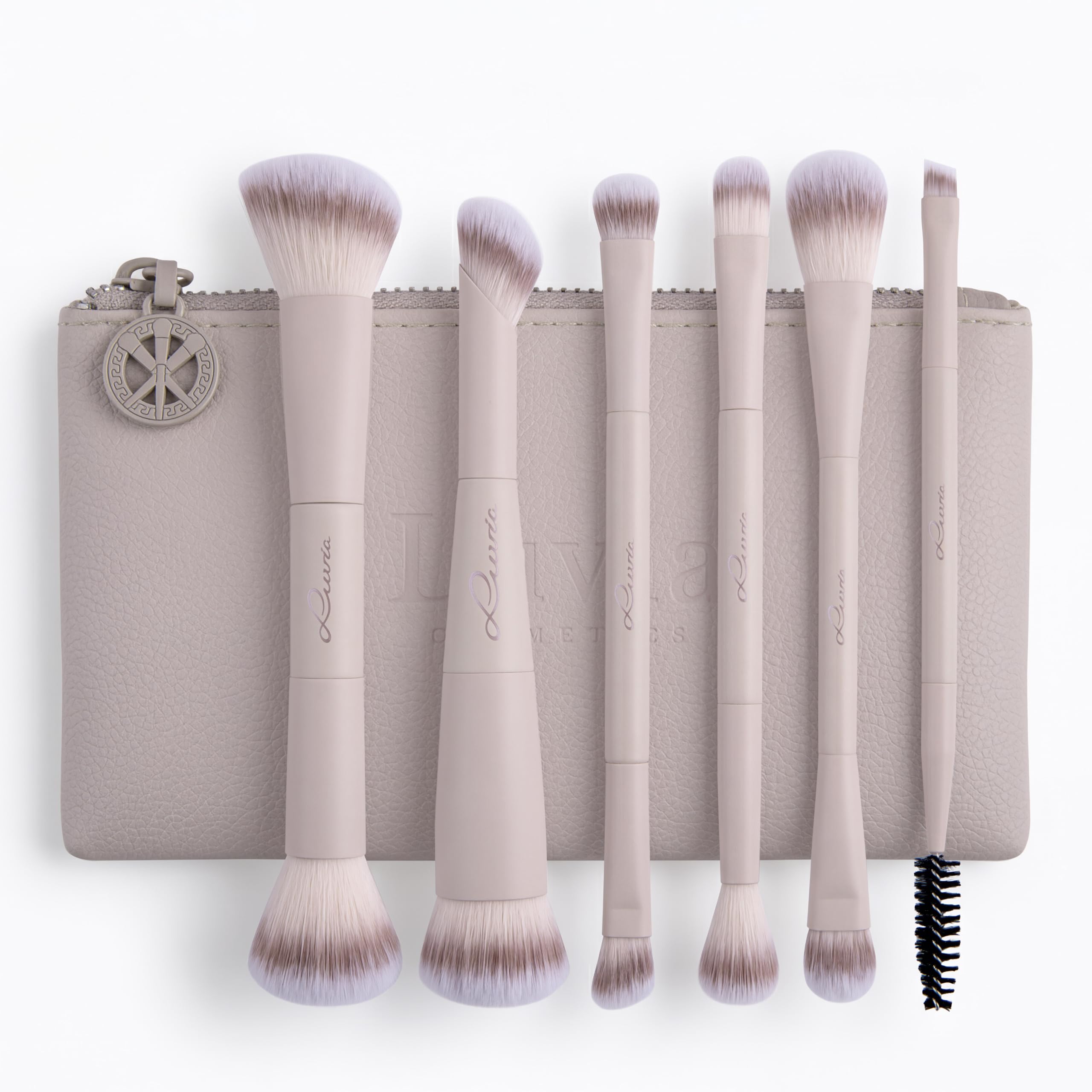 Professioneller Make-up Pinsel Luvia, Flüssiger Lidschatten Schminkpinsel, Eyeshadow Pinsel, Concealer Pinsel, Augenpinsel, veganer Kosmetikpinsel, 310 // Cream Shader - Candy