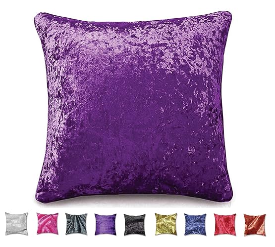Crushed Velvet Cushion Cover, Coloured Crushed Velvet Cushion Cover