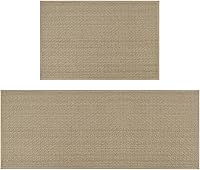 Vista 17 de Juego de tapetes y alfombras de cocina lavables y antideslizantes Artoid Mode de 2 piezas, tapetes de cocina absorbentes con respaldo de goma