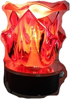 Electric oil warmer diffuser tart burner for fragrance scented perfume aroma oils and wax melts aromatherapy & air freshener (Red)
