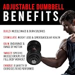 CAP Barbell Adjustable Dumbbell Weight Set