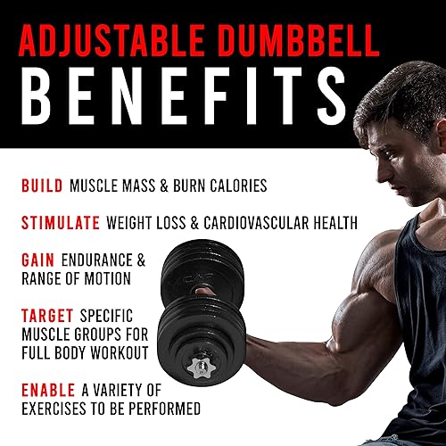 Miniatura 7 de CAP Barbell Juego de mancuernas ajustables Múltiples opciones