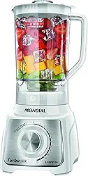 MONDIAL Liquidificador Turbo, Branco/Inox, 1200W, 110V - L-1200 WI