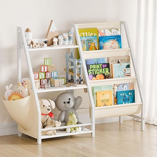 iBabyMax Kids Bookshelf, Toddler Book Shelf for Kids Rooms