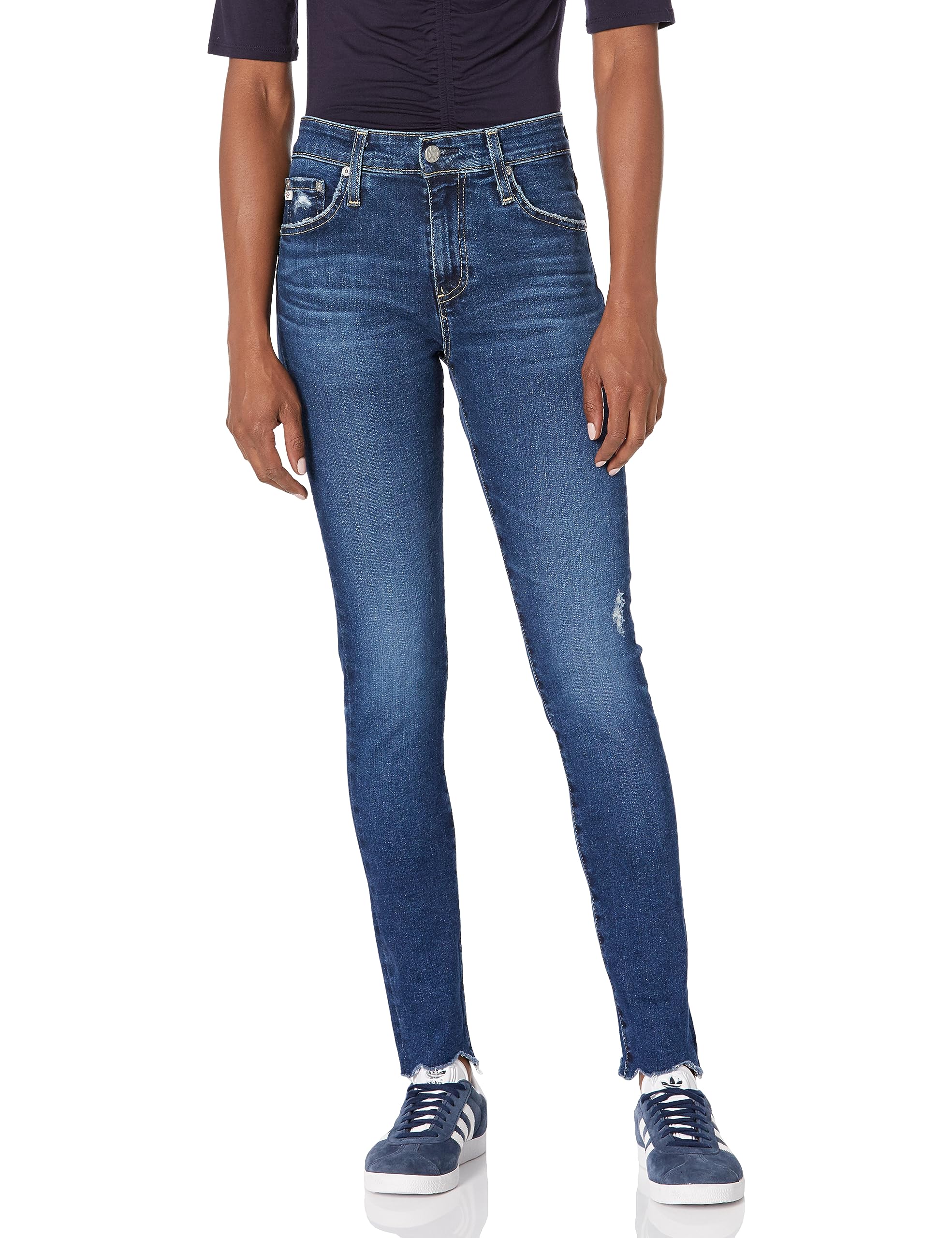 AG Adriano Goldschmied Womens Farrah High Rise Skinny Jeans, 9 Years Departure, 23 US