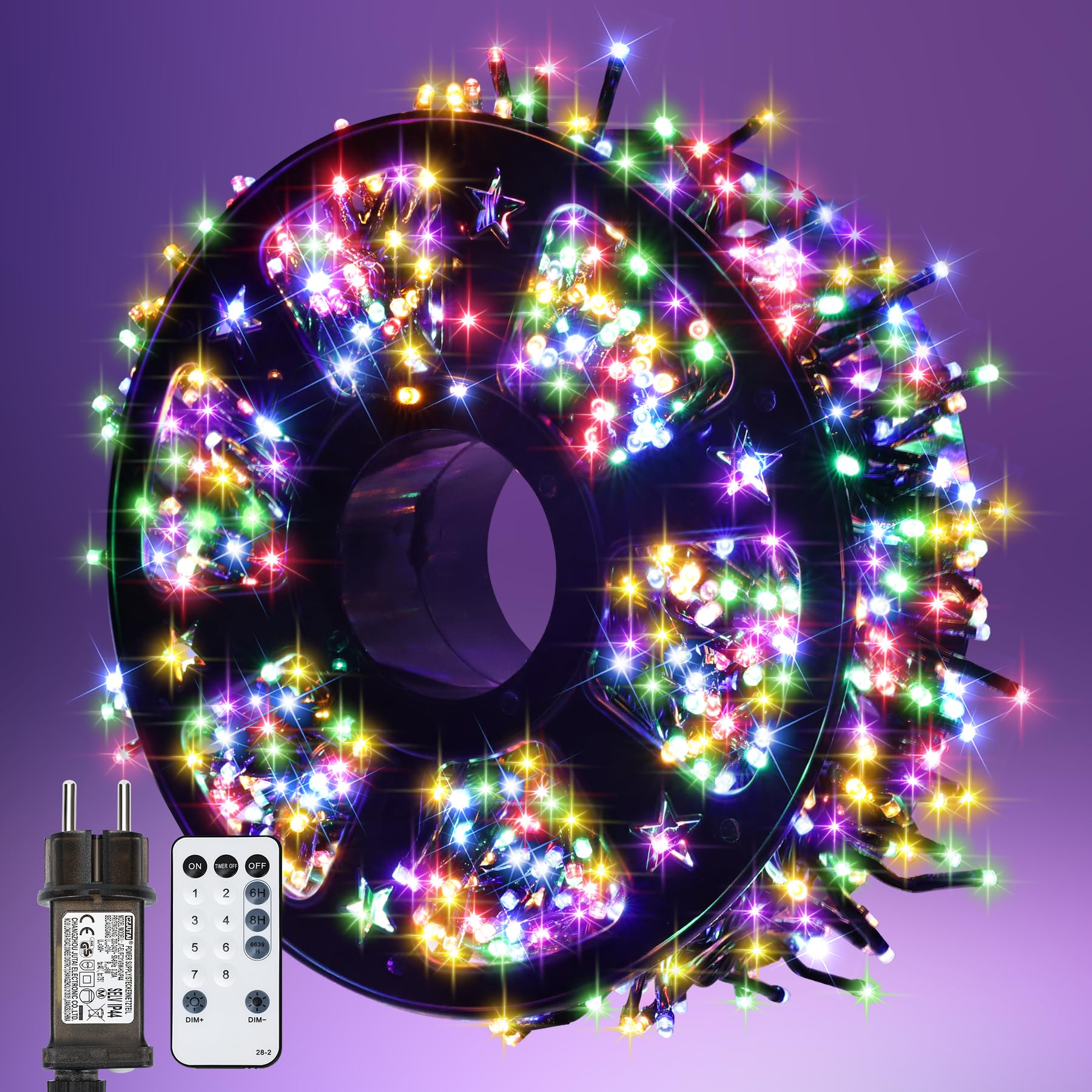 2x Premier 2000 LED Cluster Indoor Outdoor Christmas Tree Lights