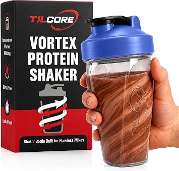Vortex Protein Shaker Bottle 24 oz/700ml - Premium BPA-Free Pre-Workout Shaker Cup for Protein Shakes & Smoothies, Leak-Proof & Durable Bottle-Shakers for Active Lifestyles