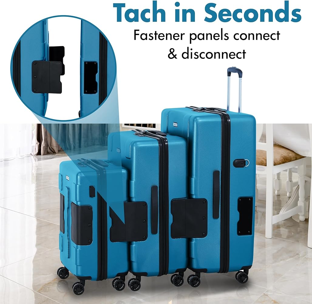 Amazon.com | TACH V3.1 Hard Shell 3 Piece Luggage Set - 20, 24