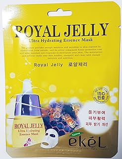 eKeL Korea Cosmetic Skin Care Royal Jelly Hydrating Essence 3D Mask Pack (15pcs)