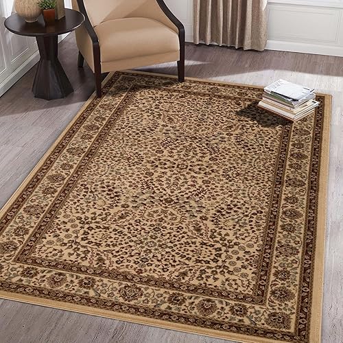 BNM - Alfombra de área grande para interiores con respaldo de yute, ideal para entrada, sala de estar, cocina, dormitorio, pasillo, perfecta para