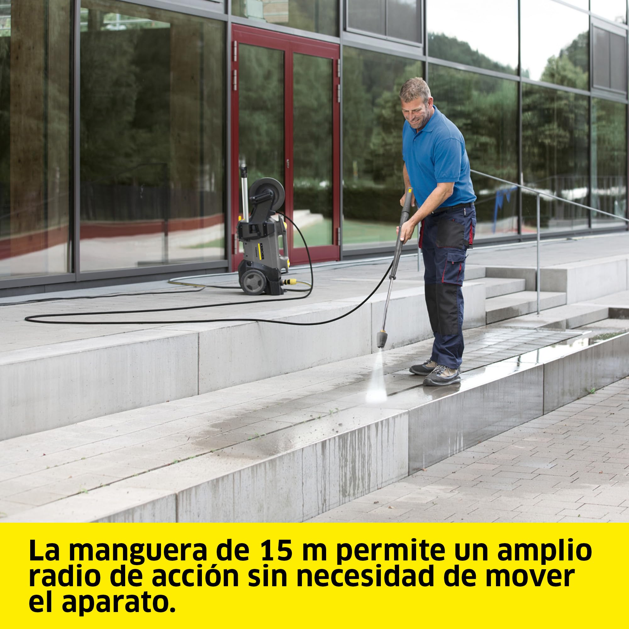 Kärcher HD 5/17 C Plus Limpiadora de Alta presión compacta y portátil, 480 L/H y 170 Bar, Gris