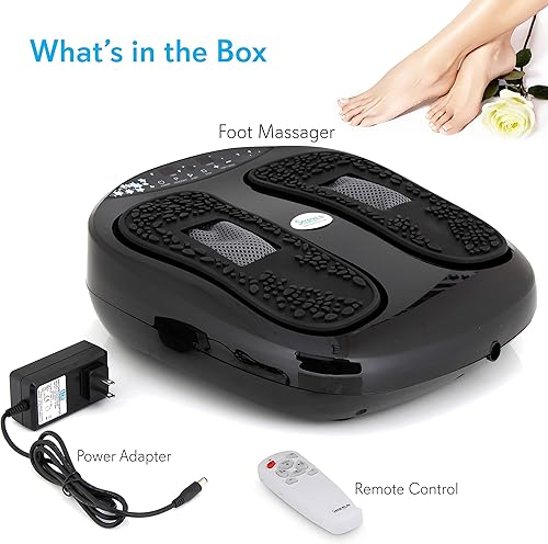 Miniatura 7 de SereneLife Hurtle Shiatsu - Máquina masajeadora de pies  Reflexología china, opción de control remoto sentado, almohadillas de limpieza simples, 2