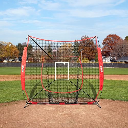 Miniatura 9 de VEVORPortable Baseball Training Net for Hitting