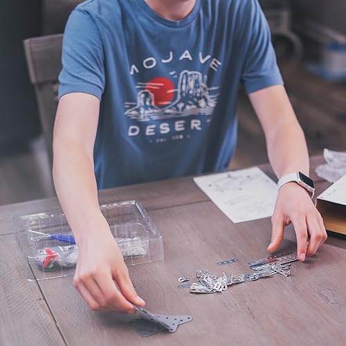 Miniatura 3 de Erector Set Fighter Jet for Boys - Girls | Metal Model Airplane Kit for Adults Teens and Advanced Kids | Stem Toy | Educational and Engineering |