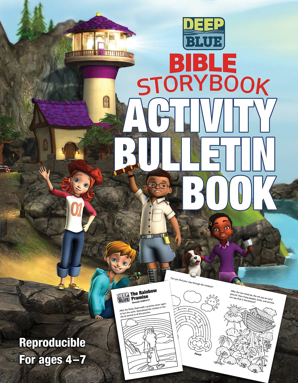Deep Blue Bible Storybook Activity Bulletin Book