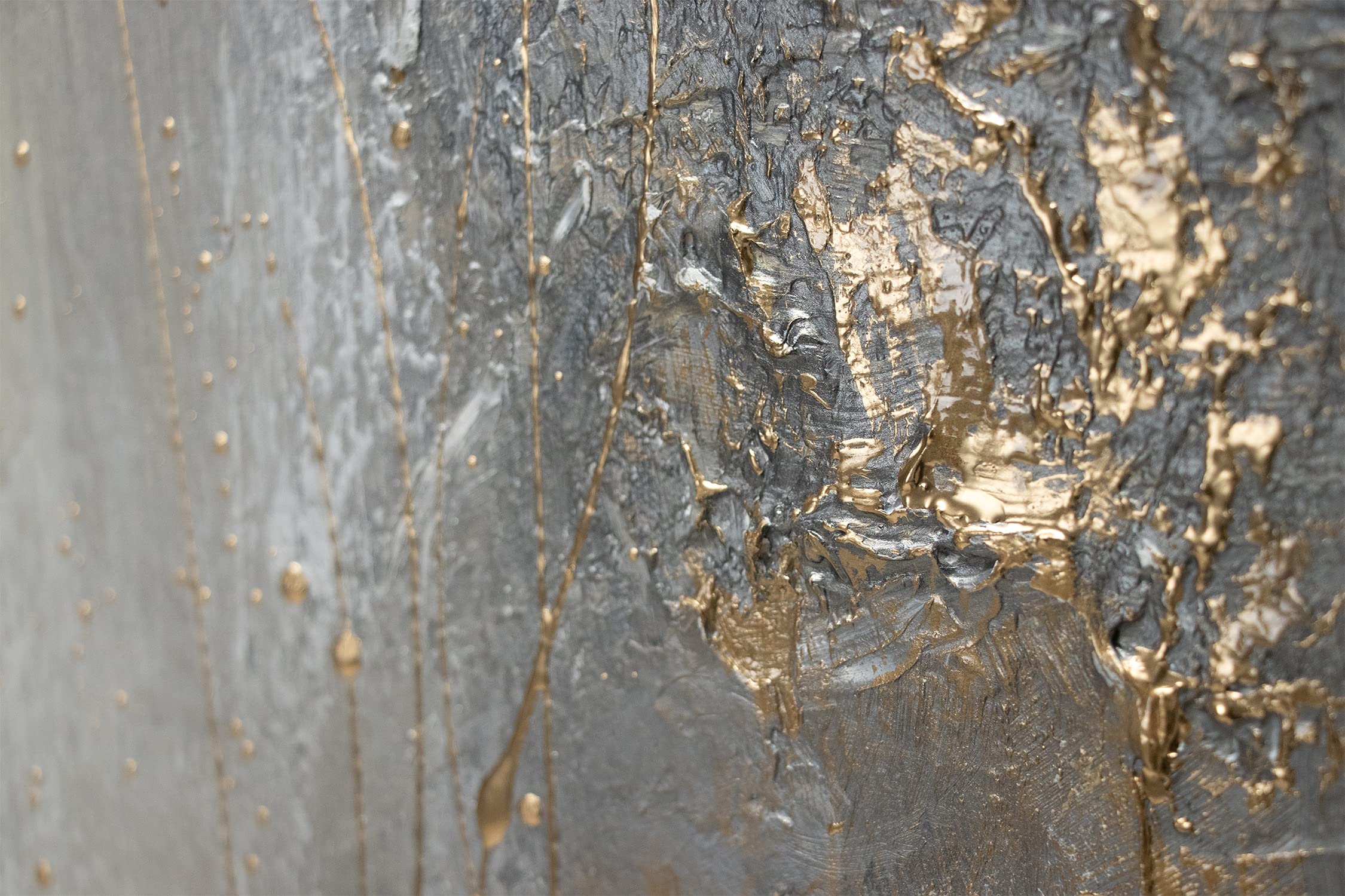 YS Peinture sur toile modern «Fantasi» | Tableau peinture modern pour la décoration intérieure Art Tableau mural peint à la main | Tableau mural à l'huile TRD002 (100×100cm)