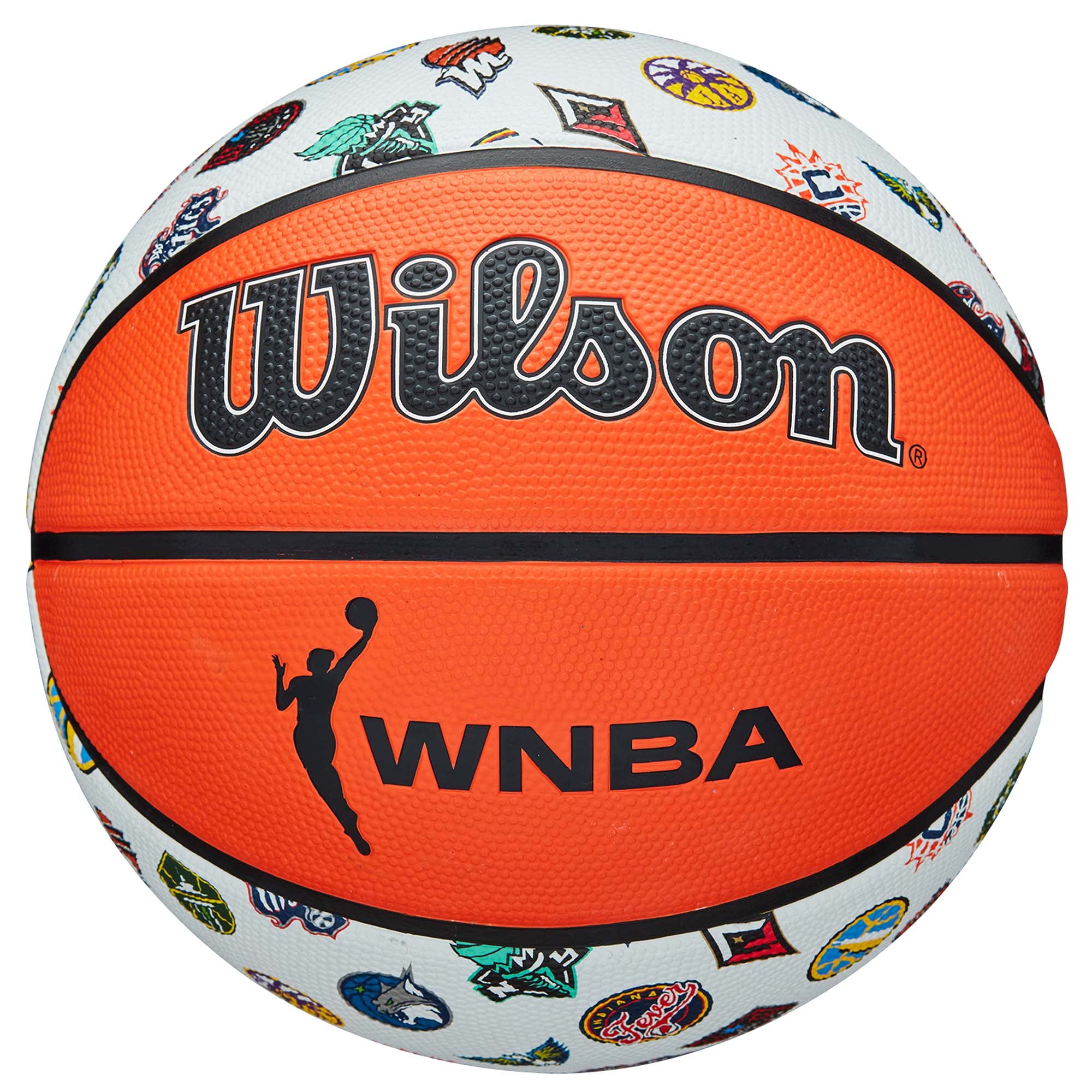 Wilson Pallone da Basket NBA ALL TEAM, Utilizzo Outdoor, Gomma