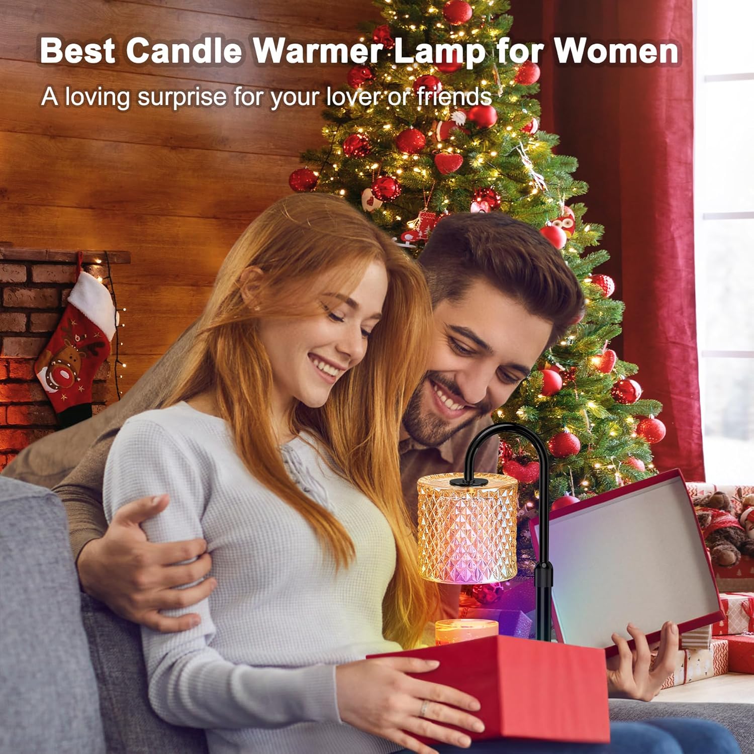 Candle Warmer Lp with Timer, Dimmer Candle Lp with RGB Light, Height
